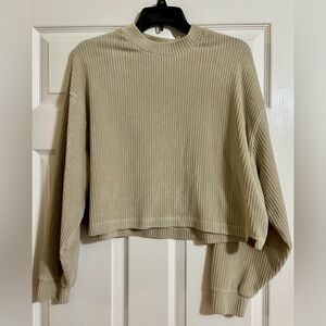Southern Shirt Company | SMALL Women's Ribbed Sweater - Tan